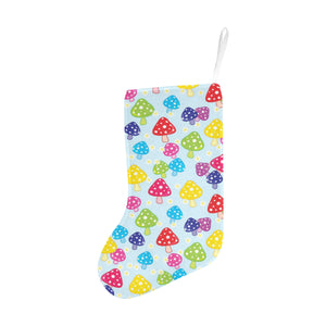 Colorful Mushroom Pattern Christmas Stocking