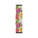 Colorful Tulip Pattern Car Seat Belt Cover