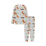 Swimming Fish Otter Pattern Kids' Boys' Girls' All Over Print Pajama Set