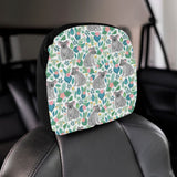 Koala Leaves Pattern Car Headrest Cover