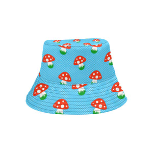 Mushroom Pokkadot Pattern Unisex Bucket Hat