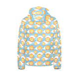 Lion Pattern Print Design 05 Kids' Boys' Girls' Padded Hooded Jacket