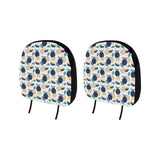 Passion Fruit Pattern Car Headrest Cover