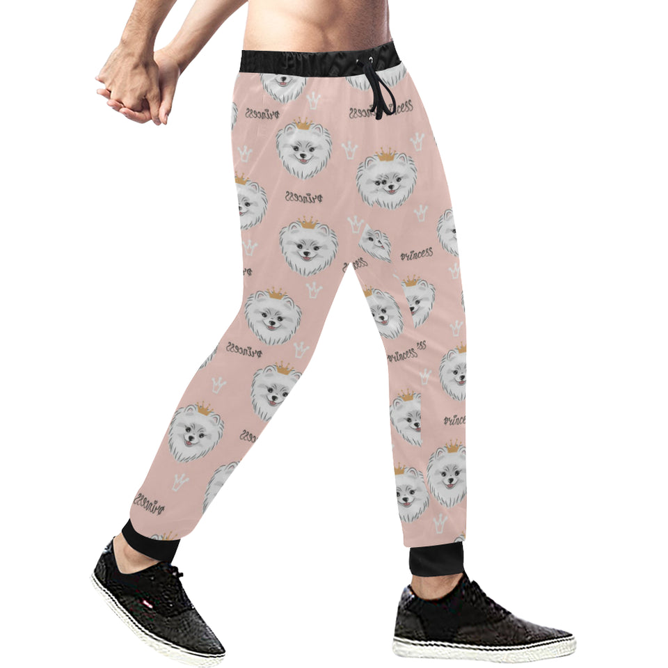 Pomeranian Pattern Unisex Casual Sweatpants