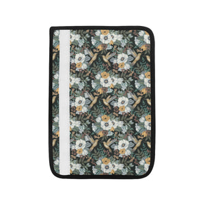 Hummingbird Pattern Print Design 05 Car Seat Belt Cover