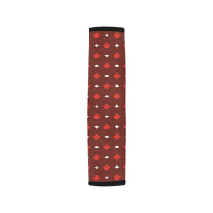 Canadian Maple Leaves Pattern background Car Seat Belt Cover