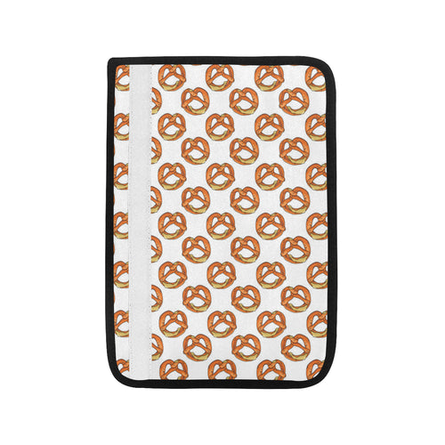 Pretzels Pattern Print Design 03 Car Seat Belt Cover