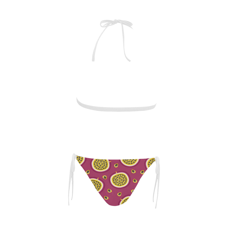 Sliced Passion Fruit Pattern Sexy Bikinis Two-Pieces Swimsuits