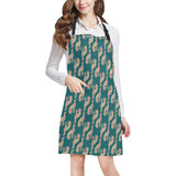 Greyhound Pattern Print Design 05 Adjustable Apron