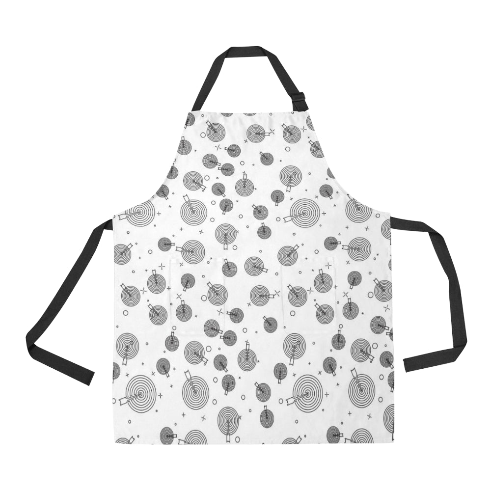 Darts Pattern Print Design 02 Adjustable Apron