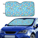 Sun Glasses Pattern Print Design 03 Car Sun Shade