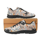 Toucan Theme Pattern Men's Sneakers Black