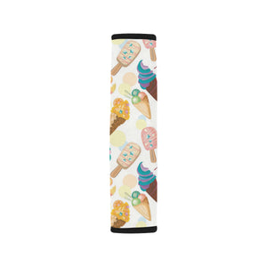 Colorful Ice Cream Pattern Car Seat Belt Cover