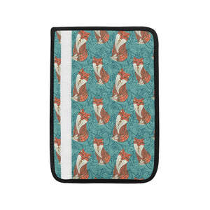 Fox Tribal Pattern Background Car Seat Belt Cover