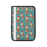 Fox Tribal Pattern Background Car Seat Belt Cover