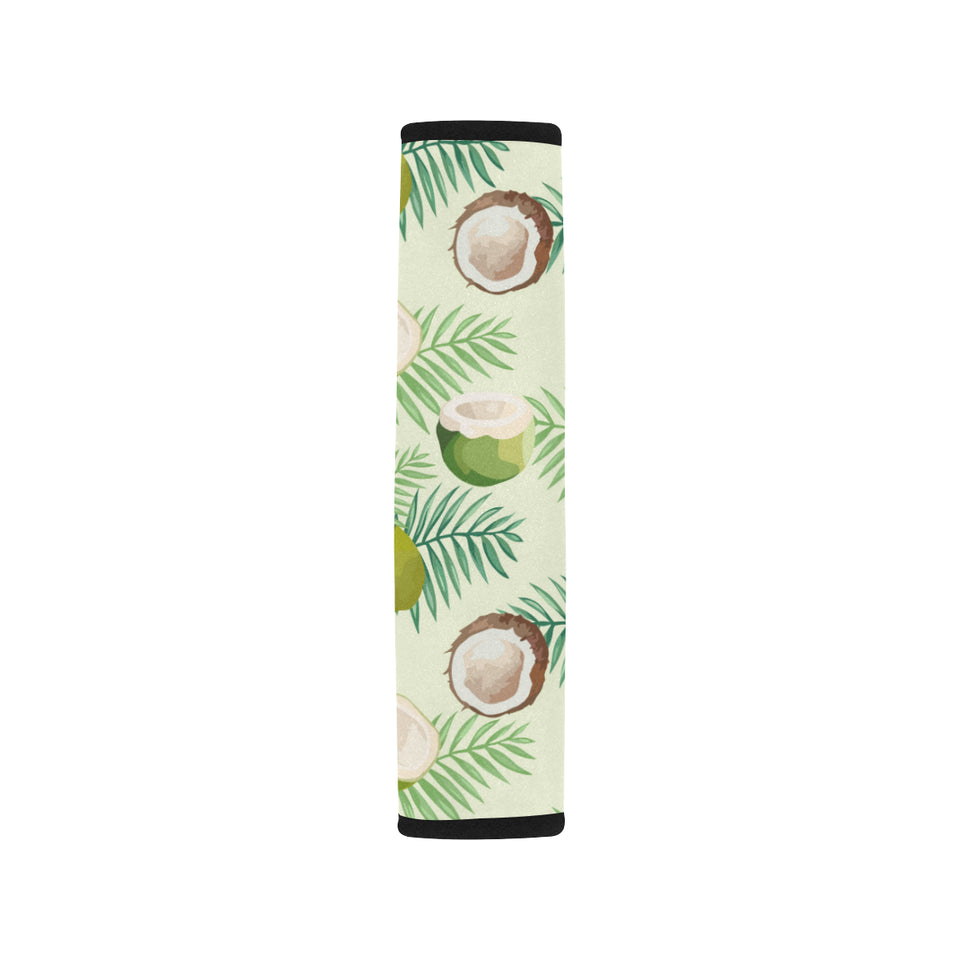 Coconut Pattern Print Design 03 Car Seat Belt Cover