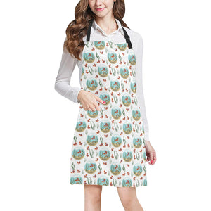 Goldfish Pattern Print Design 01 Adjustable Apron