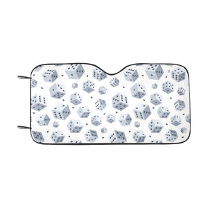 Dice Pattern Print Design 03 Car Sun Shade