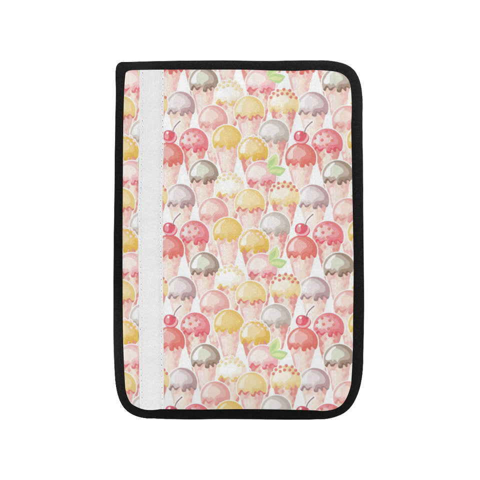 Ice Cream Cone Pattern Car Seat Belt Cover