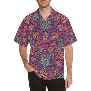 Coral Reef Pattern Print Design 03 Men's All Over Print Hawaiian Shirt (Model T58)