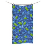 Blueberry Pattern Background Bath Towel