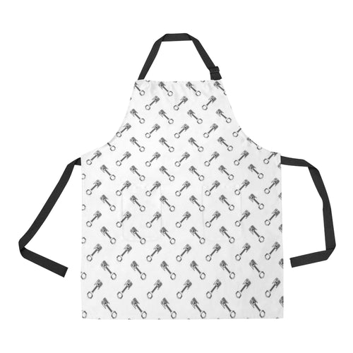 Engine Piston Pattern Print Design 02 Adjustable Apron