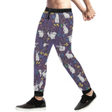 Rabbit Leaves Pattern Unisex Casual Sweatpants