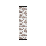 Sea Lion Pattern Background Car Seat Belt Cover