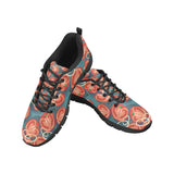 Tomato Pattern Background Men's Sneakers Black