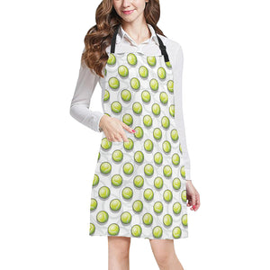 Tennis Pattern Print Design 05 Adjustable Apron