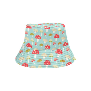 Mushroom Pattern Background Unisex Bucket Hat