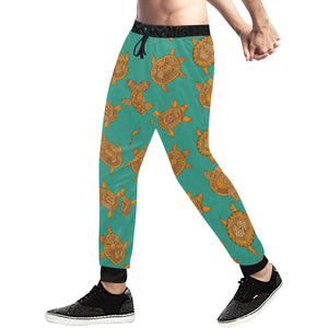 Sea Turtle Tribal Aboriginal Pattern Unisex Casual Sweatpants