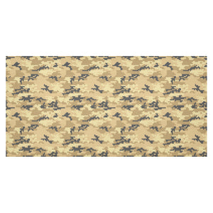 Sand Camo Camouflage Pattern Tablecloth
