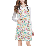 Tea pots Pattern Print Design 05 Adjustable Apron