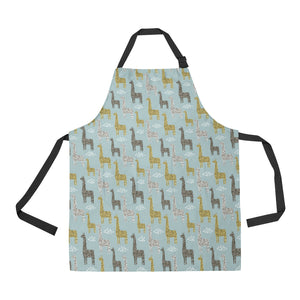 Giraffe Pattern Print Design 03 Adjustable Apron