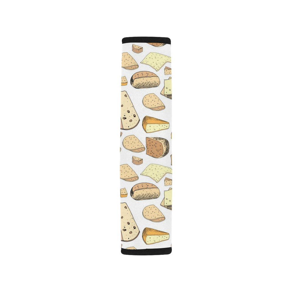 Cheese Pattern Theme Car Seat Belt Cover