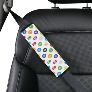 Billiard Ball Pattern Print Design 04 Car Seat Belt Cover