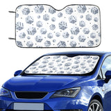 Dice Pattern Print Design 03 Car Sun Shade