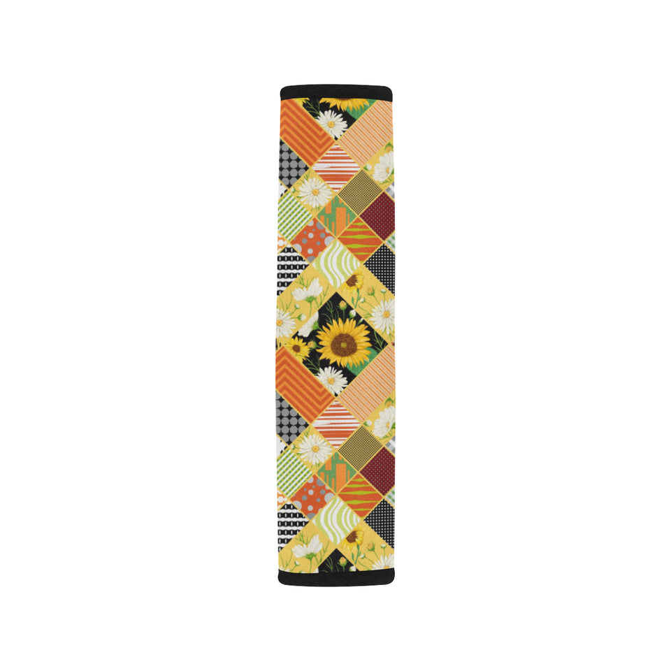 Sunflower Pattern Car Seat Belt Cover