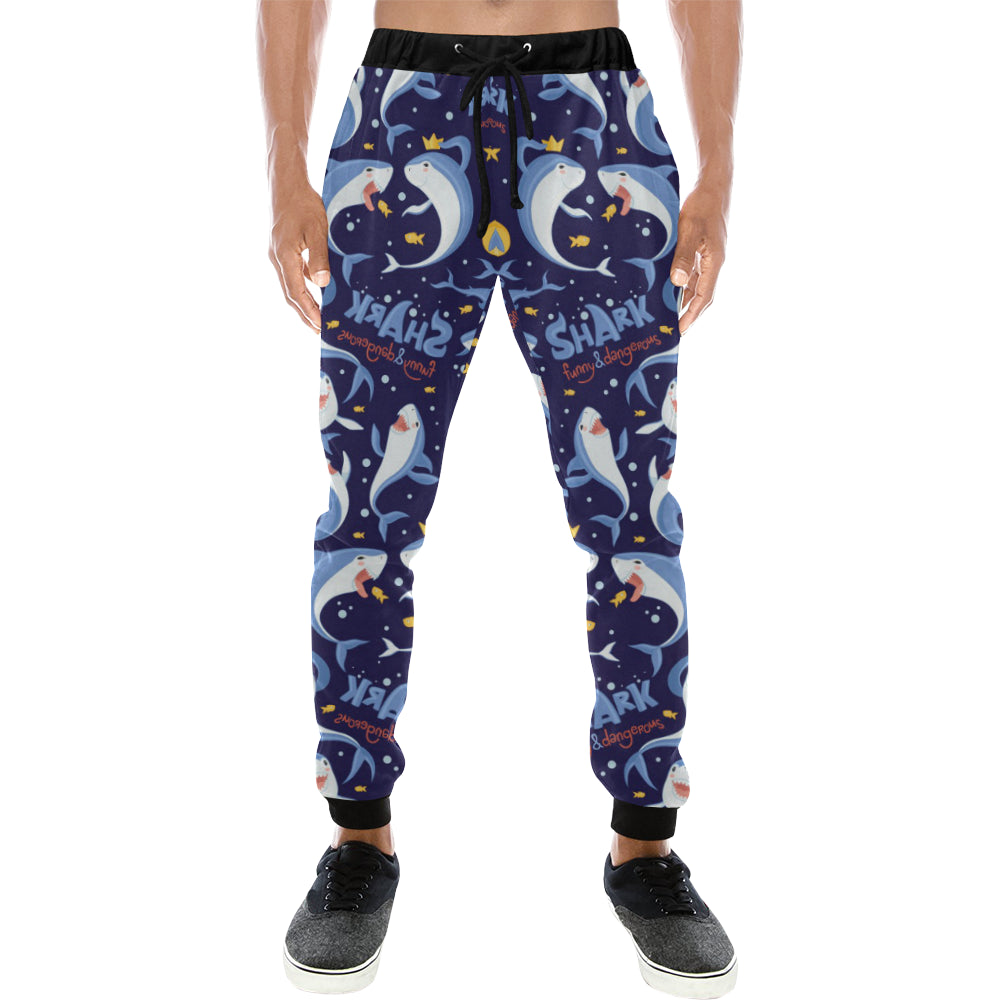 Shark Funny Pattern Unisex Casual Sweatpants