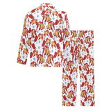 Goldfish Pattern Print Design 02 Men's Long Pajama Set