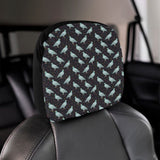 Pigeon Pattern Print Design 01 Car Headrest Cover