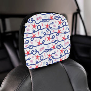 Starfish Shell Rope Pattern Car Headrest Cover