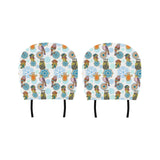 Owl Pattern Car Headrest Cover