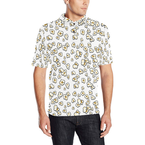 Popcorn Pattern Print Design 04 Men's All Over Print Polo Shirt