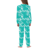 Dolphin Sea Shell Starfish Pattern Kids' Boys' Girls' All Over Print Pajama Set