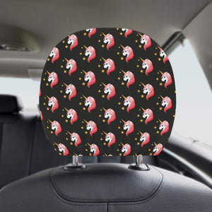 Unicorn Star Pattern Car Headrest Cover