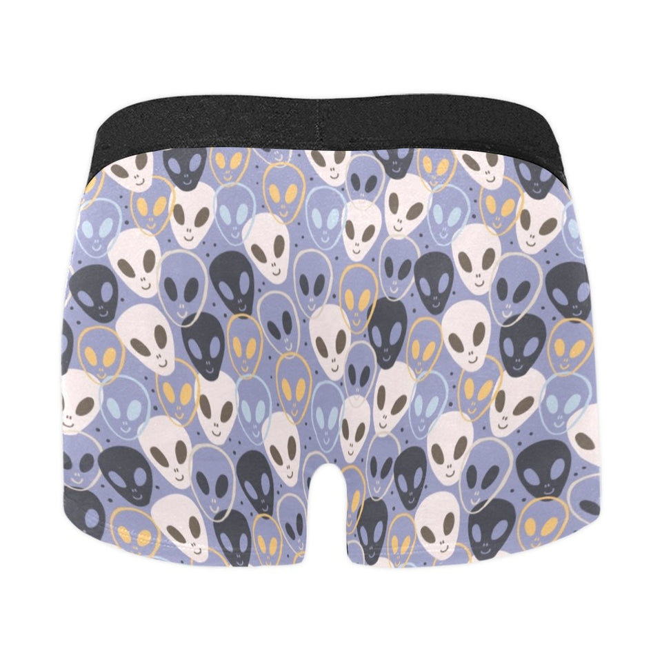 Alien Pattern Print Design 05 Men's All Over Print Boxer Briefs Men's Underwear