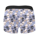 Alien Pattern Print Design 05 Men's All Over Print Boxer Briefs Men's Underwear