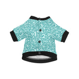 Math Pattern Print Design 05 All Over Print Pet Dog Round Neck Fuzzy Shirt